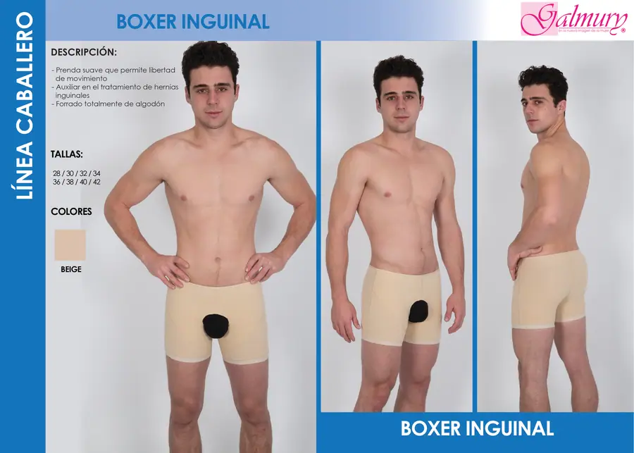 Boxer Inguinal — Línea Caballero