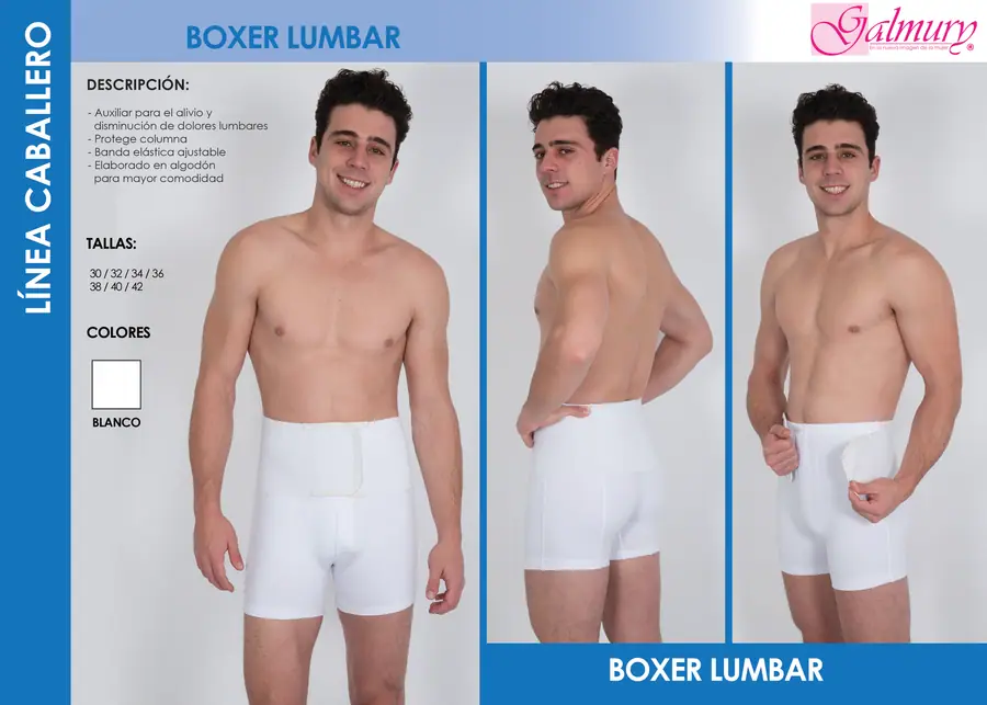 Boxer Lumbar — Línea Caballero