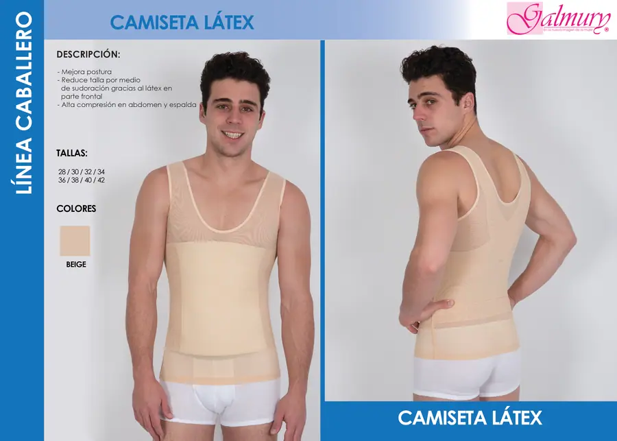Camiseta Látex — Línea Caballero